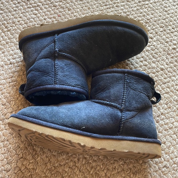 Ugg Australia Ugg Mini Boot Navy Size 7 - Picture 1 of 3